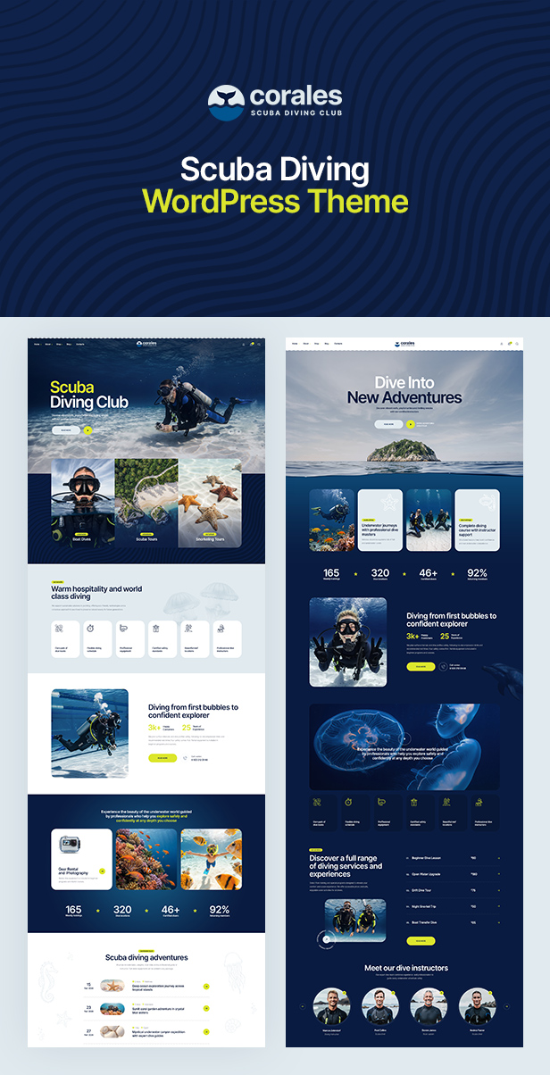 Corales - Scuba Diving Club WordPress Theme - 5